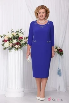 Платье Нинель Шик 5550 василёк