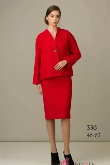 Юбочный костюм Rosheli 336 красный