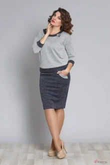 Юбочный костюм Галеан-стиль 600-1