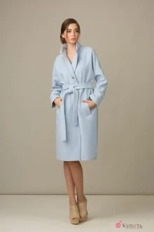 Пальто Rosheli 340 б.р. сиренево-голубой