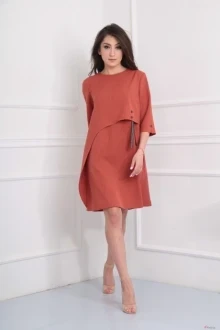 Платье TVIN 7399 терракот