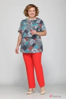 Брючный костюм Bonna Image 328-1 геометрия