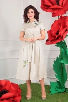 Платье Мода-Юрс 2333-1 беж