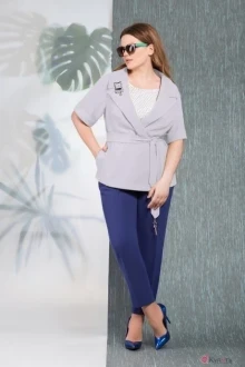 Брючный костюм Lokka 285 серый