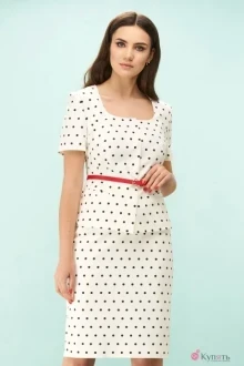 Юбка Bazalini 3166 юбка белый в горох