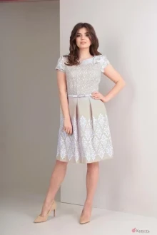 Платье TVIN 7144 бежевый