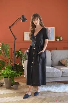 Платье PUR PUR 01-602 черный