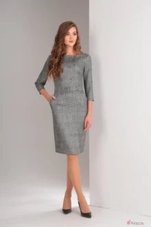 Платье TVIN 7440 сталь