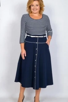 Платье TricoTex Style 112-17 верх полоска