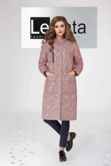 Пальто LeNata 11936 пудра