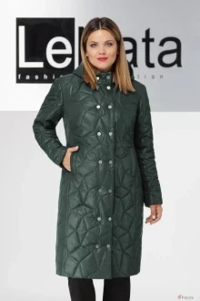 Пальто LeNata 11937 изумруд