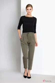 Брюки EOLA 1425.2 оливка