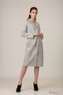 Пальто Rosheli 653 светло-серый