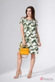 Платье Avanti 782-1 молочный/зеленый