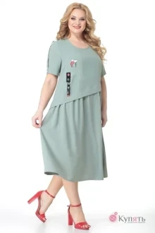 Платье Algranda 3690-5 фисташка