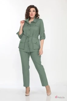 Брючный костюм Lady Style Classic 2151/1 Хаки