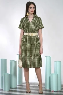 Платье ALANI COLLECTION 1408 хаки