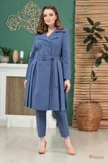 Жакет (пиджак) Anastasia Mak 789 тёмно-голубой