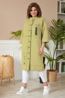 Кардиган из хлопка Rumoda 2019/3 оливка
