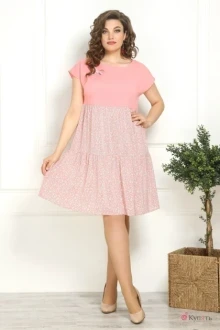 Платье SolomeaLux 827_1 розовый