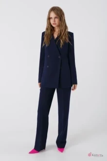 Брючный костюм УТИЛЬ PiRS 1668 темно-синий тройка