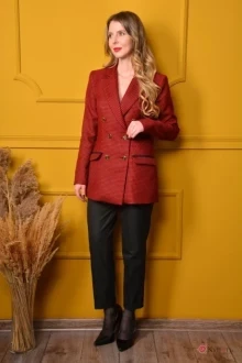 Брючный костюм LM КТ5419 черный/красный