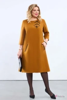 Платье УТИЛЬ Pretty 2167 горчица