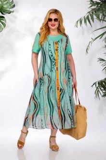 Платье Bagira 709 бирюза