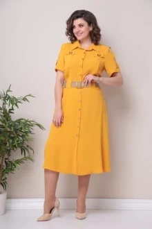 Платье Moda-Versal 2298 горчица