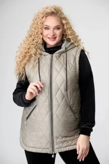 Утеплённая жилетка Svetlana-Style 1739 мох