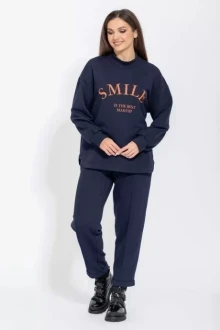 Спортивный костюм MisLana С868 темно-синий