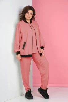 Спортивный костюм Ладис Лайн 1295 тройка коралл