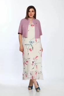 Костюм с платьем Lady Secret М3680 магнолия двойка