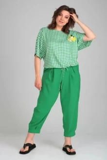 Брючный комплект Michel Chic 1342 зеленый двойка