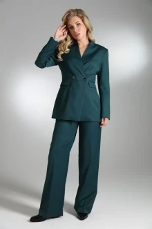 Брючный костюм LM ИК5188 изумруд двойка