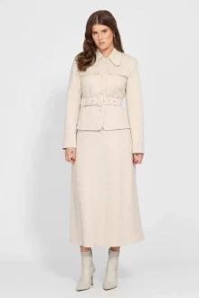 Юбочный костюм EOLA 2492 светлый бежевый