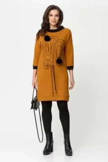 Платье Michel Chic 2153 горчичный