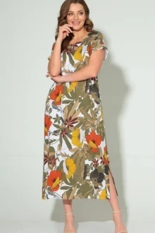 Платье TVIN 7733 маки
