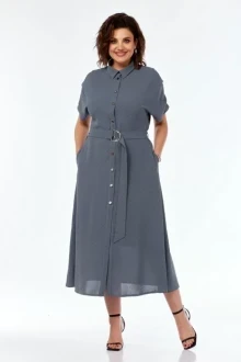 Платье Vi Oro 1131 СВЕТЛЫЙ ГРАФИТ