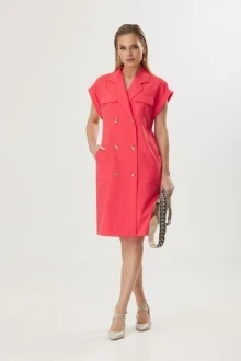 Платье *Распродажа Твой Имидж 1803 коралл
