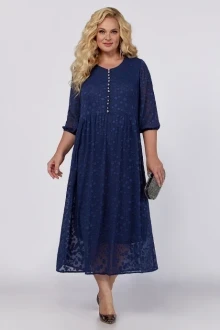 Платье ALGRANDA (Novella Sharm) 4009-С Темно-синий