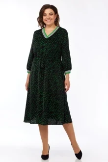 Платье Lady Style Classic 2316/3 Черный с зеленым