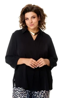 Блузка Карина Делюкс 1271Б черный