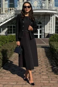 Костюм с платьем ЮРС 24-448-1 двойка