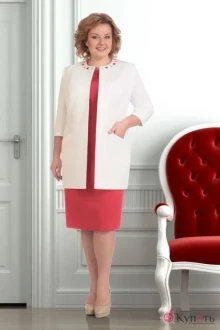 Юбочный костюм Ksenia Style 1251 коралл