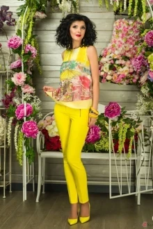 Блузка, туника, рубашка Твой Имидж 2100 жёлтый