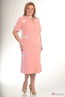 Юбочный костюм Орхидея Люкс 658 персик