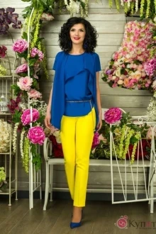 Блузка, туника, рубашка Твой Имидж 2124 синий