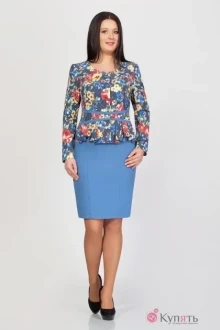 Юбочный костюм Bonna Image 13-014 василёк