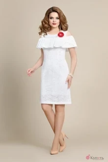 Платье Mira Fashion 4202-2 белый